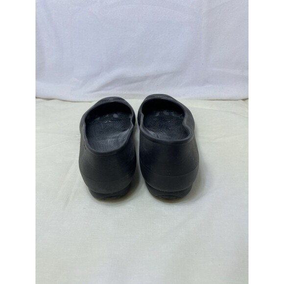 Crocs Women Shoe Lenora Size 7M Black Square Toe Bow Ballet Flat - Picture 3 of 5